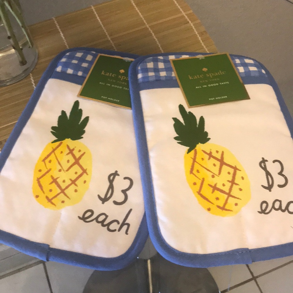 Kate Spade Pot Holders Set of 2